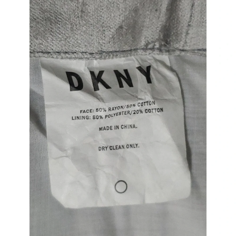 1 DKNY Silver Room Darkening Velvet Rod Pocket Lining Insulated Curtain Panel